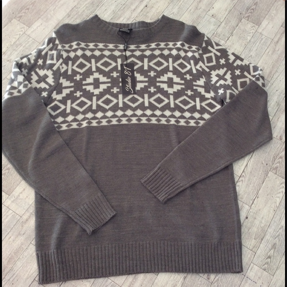 Nwt Studio 84 Men’s Sweater, sz M